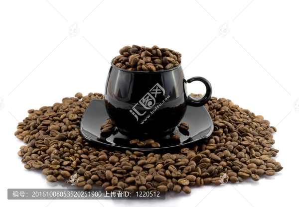 把咖啡杯
