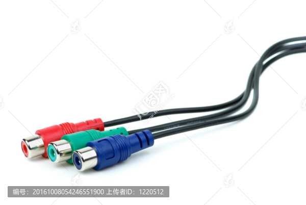 RGB（或組件）與RCA,coonectors視頻電纜