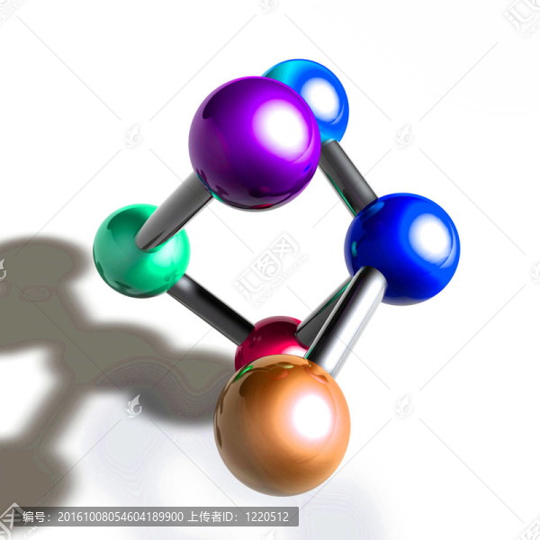 原子分子的插圖