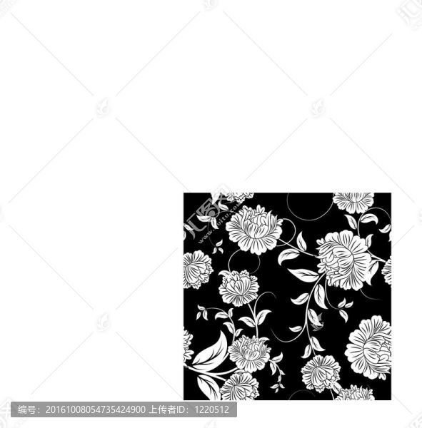 無(wú)縫背景花