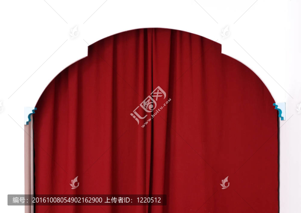 紅色的帷幔