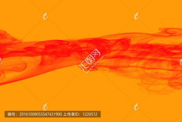 橙紅色煙霧