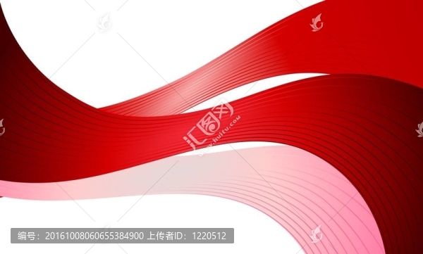 抽象的紅色背景插圖