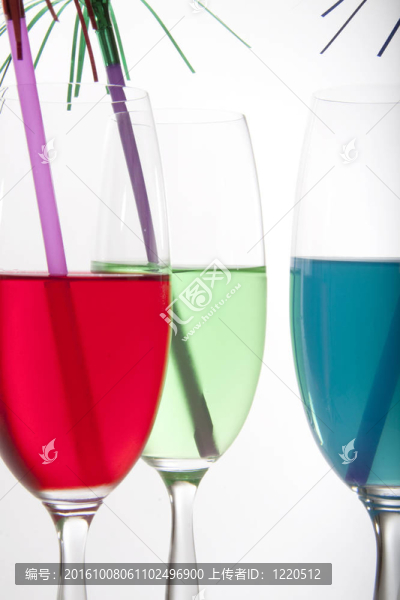 五顏六色的飲料
