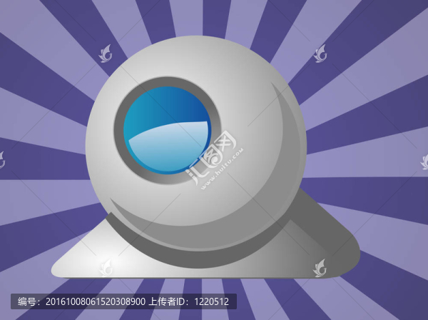 電腦攝像頭的插圖