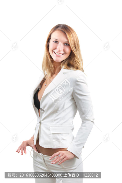 快樂性感的女商人