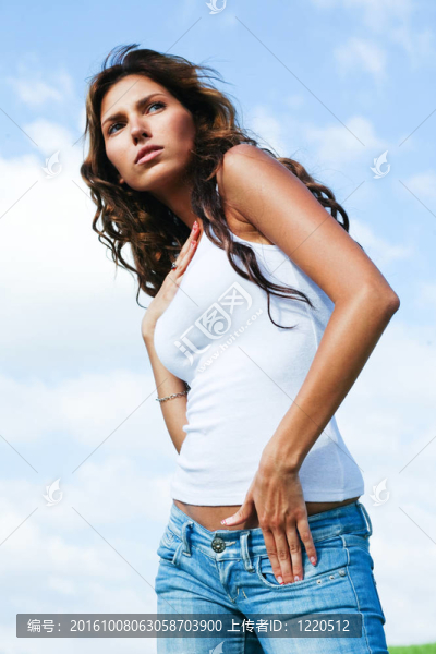 一個美麗女孩的肖像