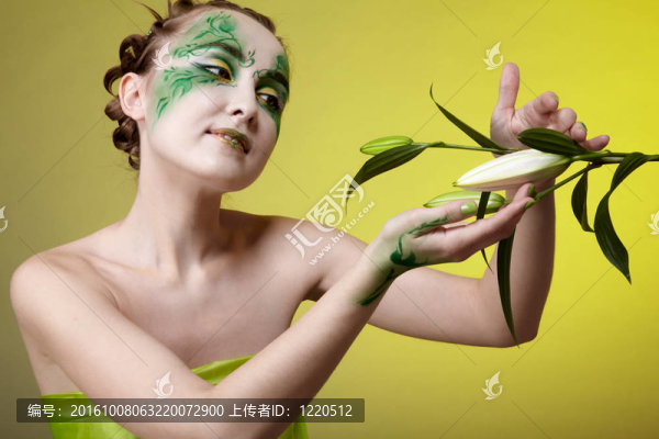 美麗的精靈女孩