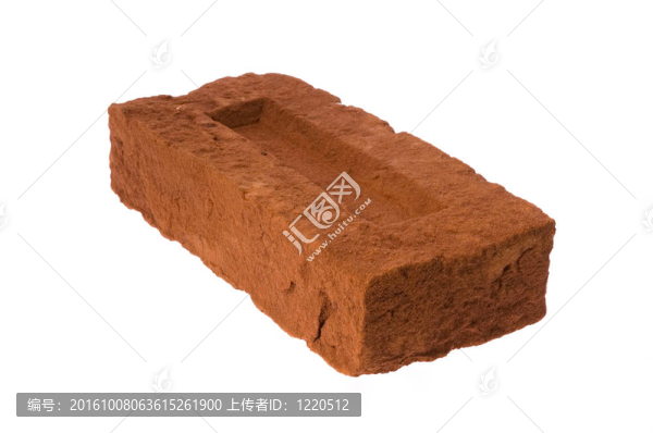 白色背景上的磚