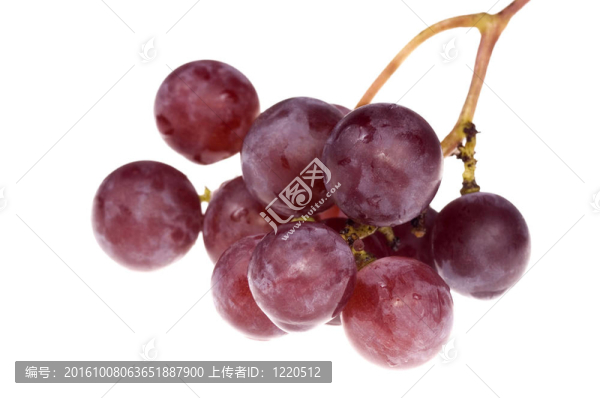 一束白色的美味葡萄