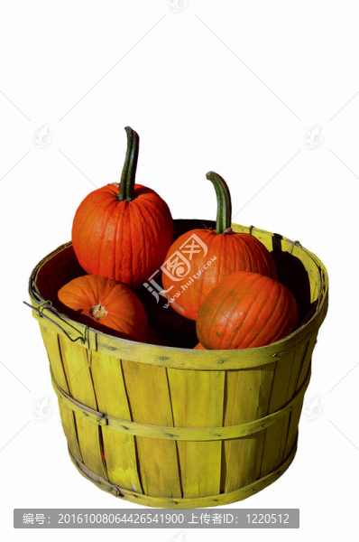 對haloween南瓜籃子
