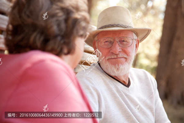 愛的高級夫婦戶外