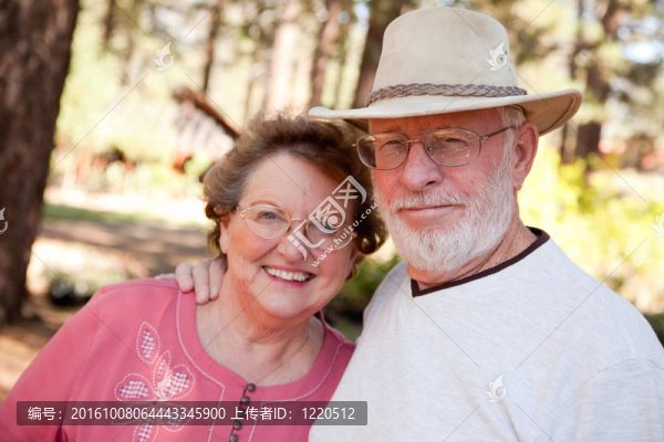 愛的高級夫婦戶外