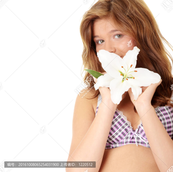 美麗的美麗女性健康皮膚