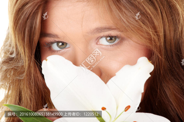 美麗的美麗女性健康皮膚
