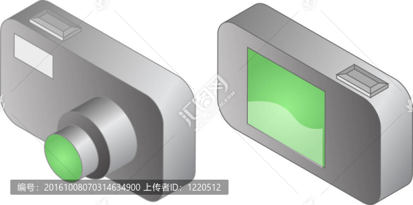 數(shù)碼相機(jī)插畫