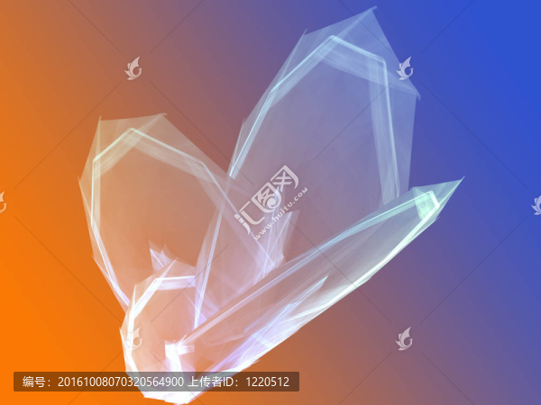 波浪狀的發(fā)光的顏色