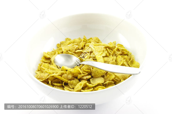 在一碗玉米片
