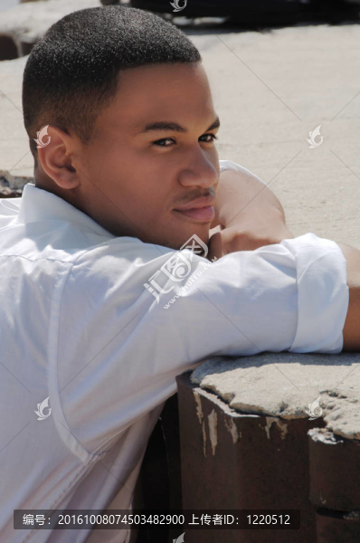 年輕的African,American,Man
