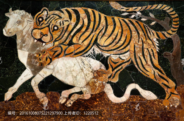 羅馬馬賽克獵虎中心博物館羅馬意大利