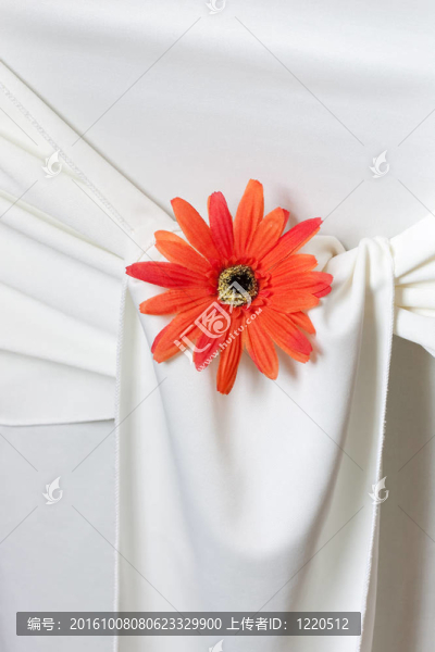座背特寫(xiě)一個(gè)婚禮覆蓋