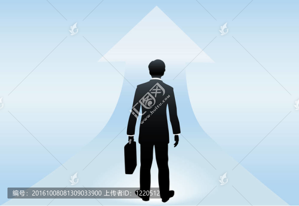 商人在美好的未來(lái)中蓄勢(shì)待發(fā)