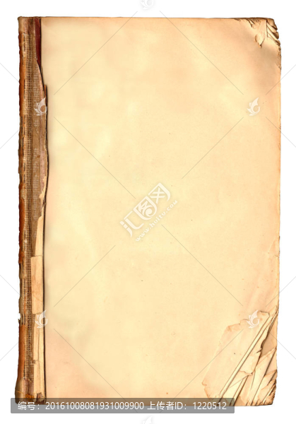 舊書的空白頁