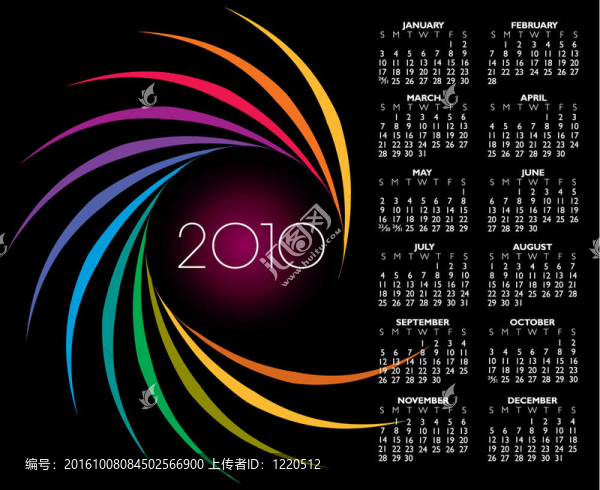 豐富多彩的2010日歷