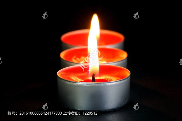 紅蠟燭蠟燭