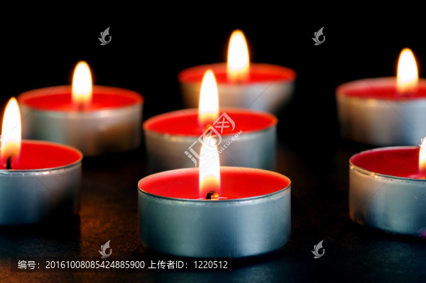 紅蠟燭蠟燭