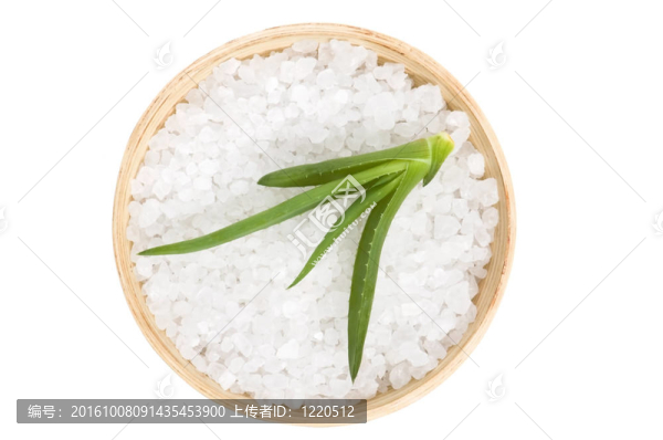 沐浴鹽與aloe,vera