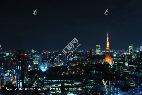 東京塔夜景