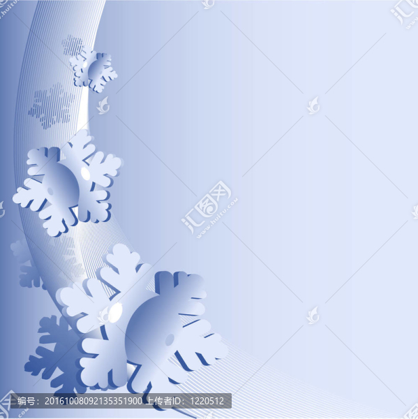 雪花的冬天背景