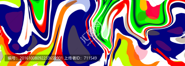 抽象線條色塊