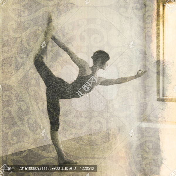 瑜伽natarajasana