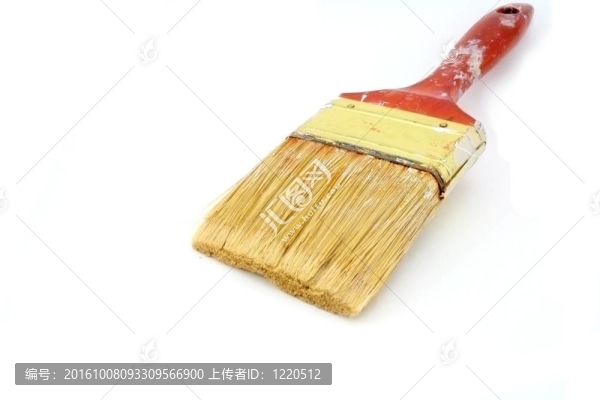 破舊的刷子。