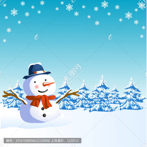 雪人的圣誕設(shè)計