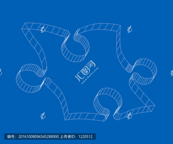 拼圖拼圖的藍(lán)圖