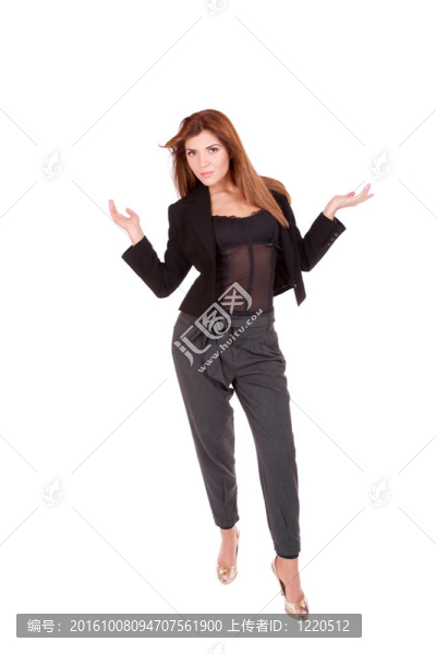 年輕漂亮的商業(yè)女人