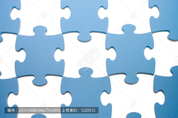 白色失蹤零件的拼圖