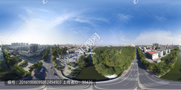 德州董子文化街三策固本全景