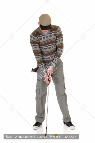 年輕的男球手