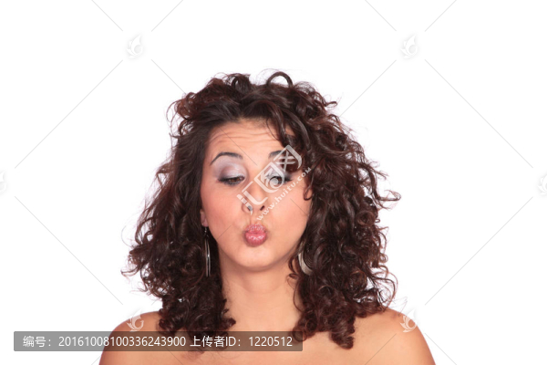 美麗的微笑的女人