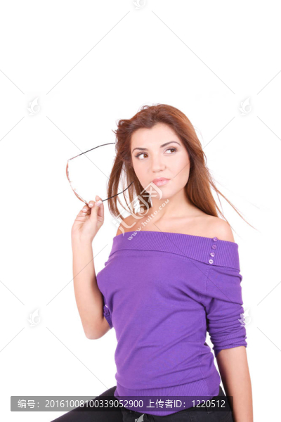 美麗的微笑的女人