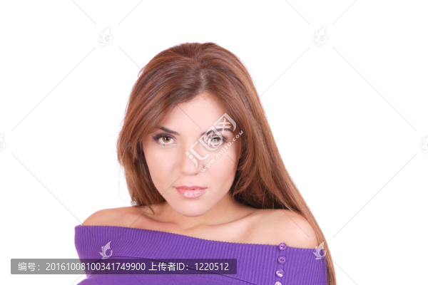 美麗的微笑的女人