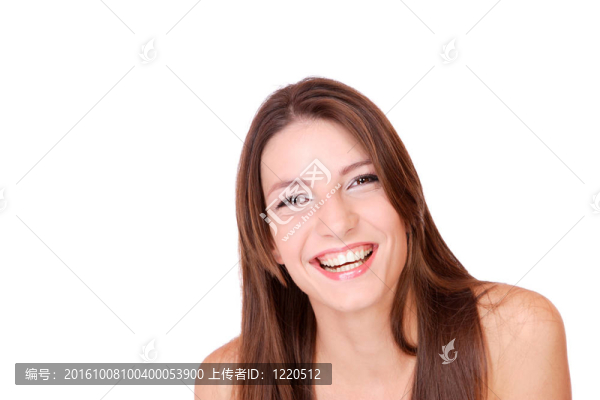 美麗的微笑的女人