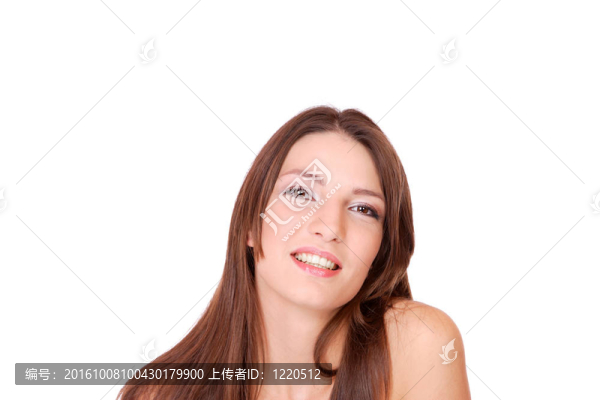 美麗的微笑的女人