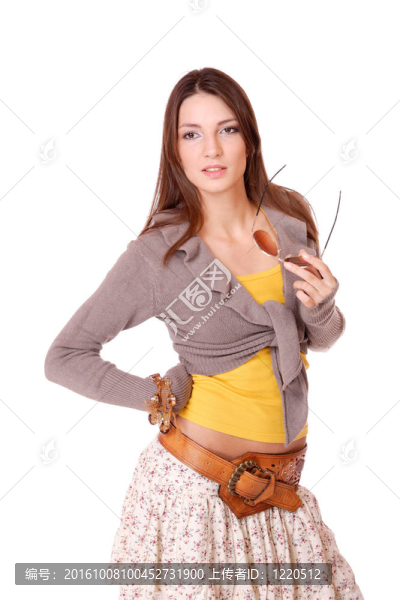 美麗的微笑的女人