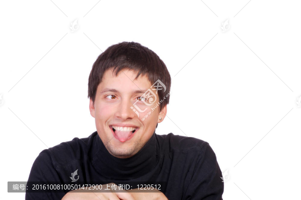 快樂青年休閑男子肖像