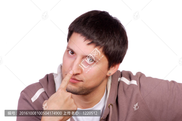 快樂青年休閑男子肖像